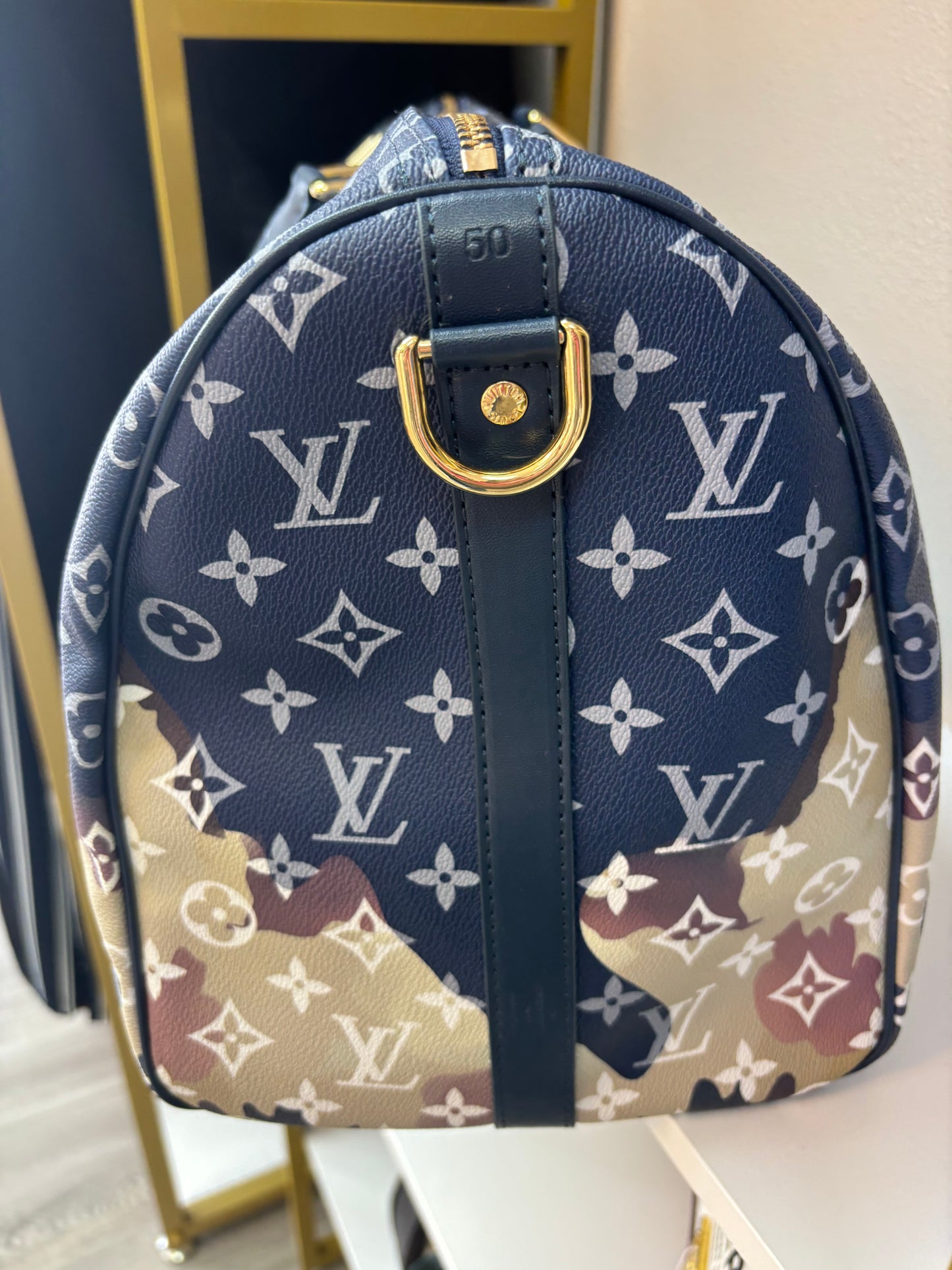 Inspired Monogram Travel Duffle Bag