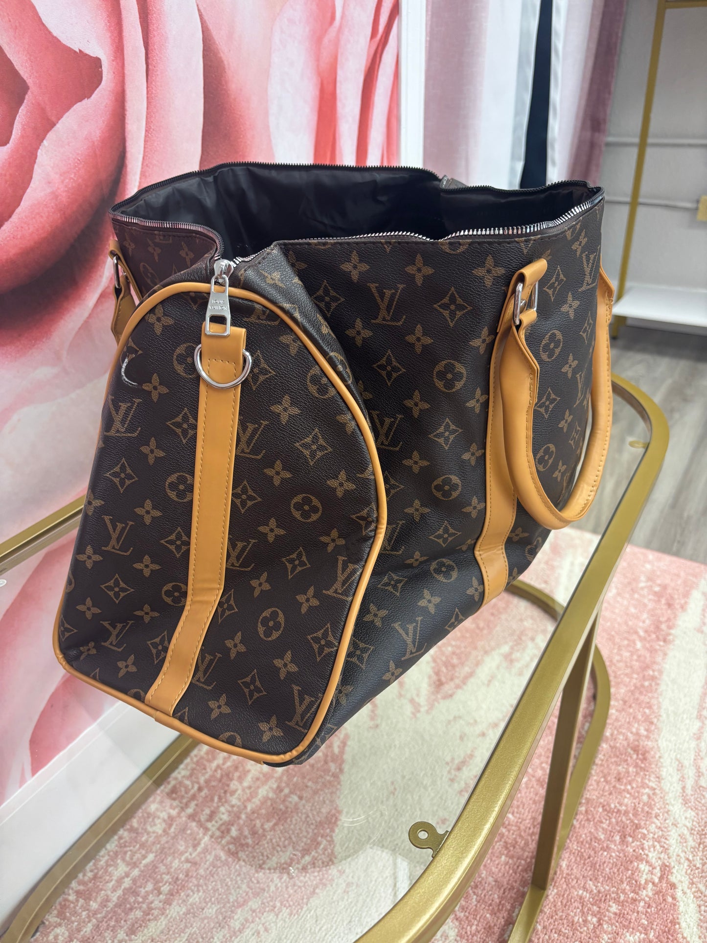 Inspired Classic Monogram Weekender Bag
