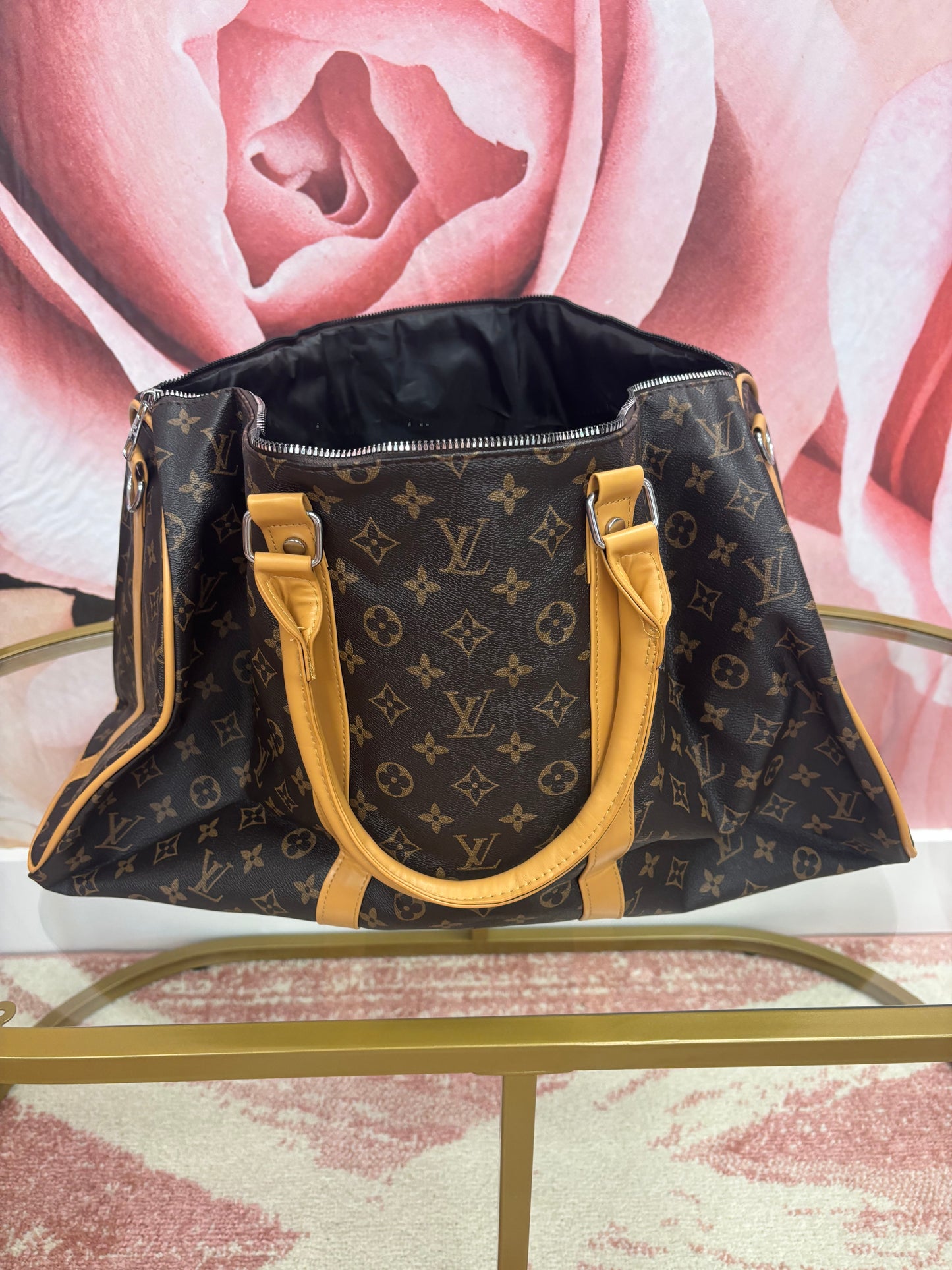 Inspired Classic Monogram Weekender Bag