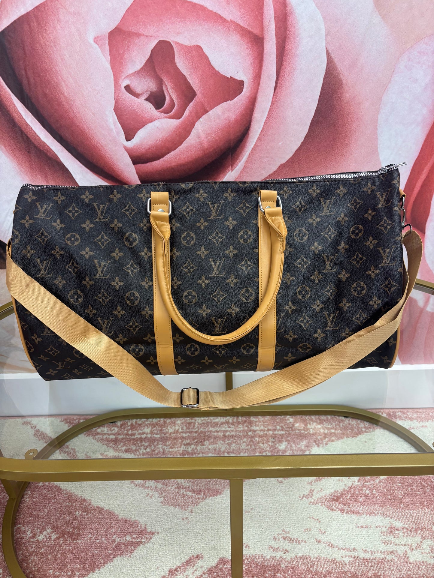 Inspired Classic Monogram Weekender Bag