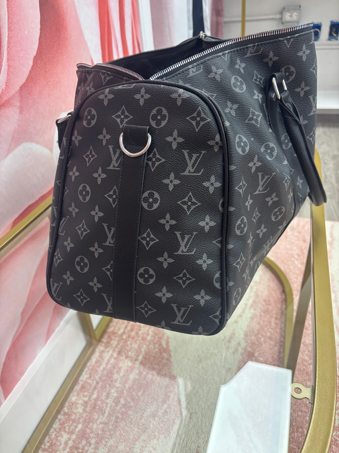 Inspired Monogram Travel Duffle Bag