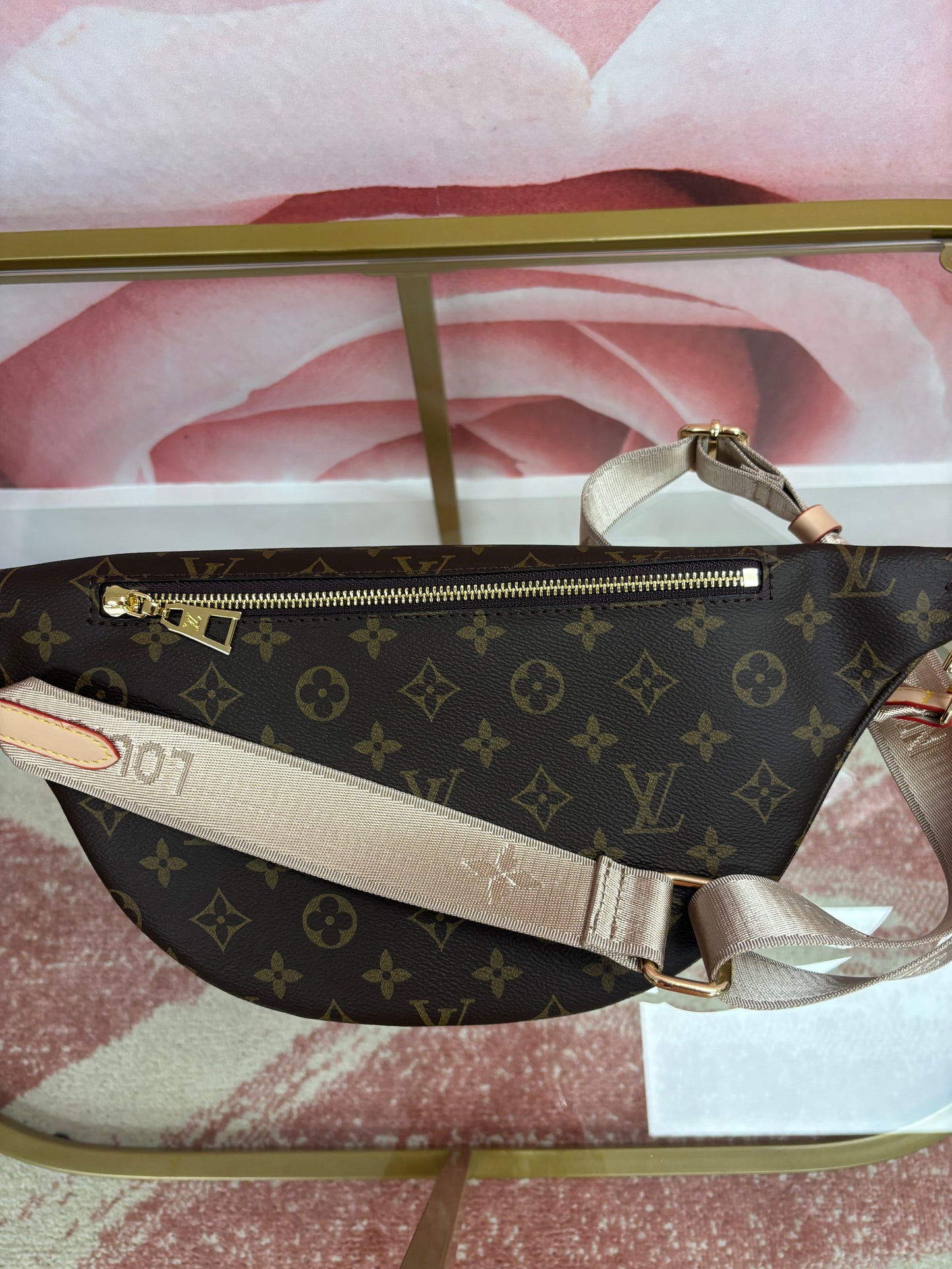 Inspired Monogram Bum Bag