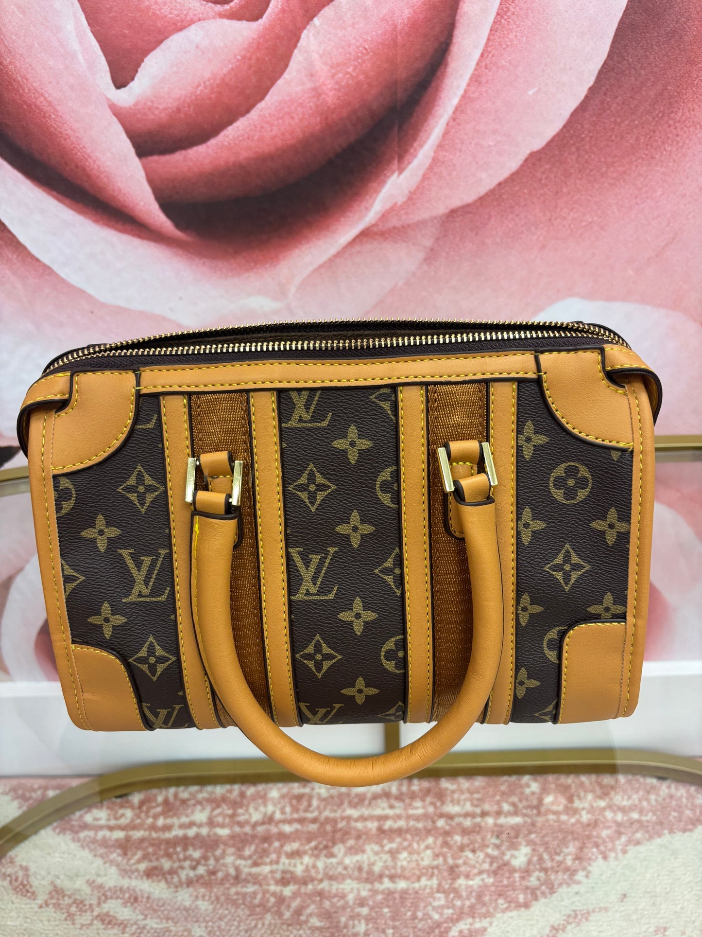 Inspired Classic Monogram Satchel Bag
