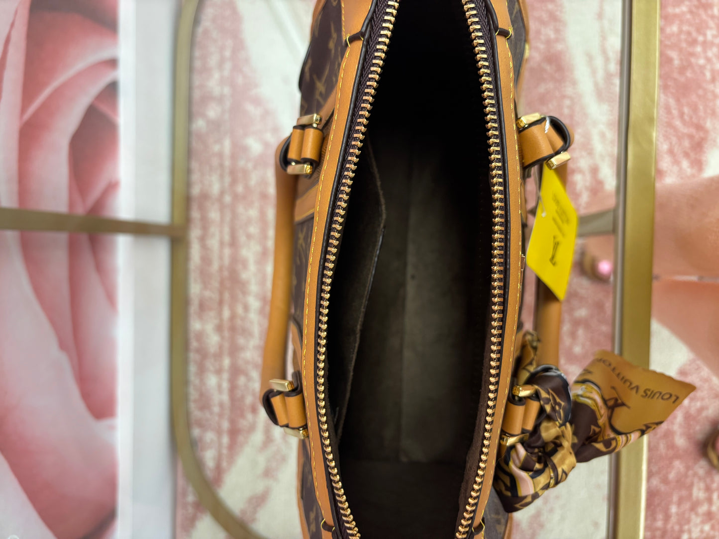Inspired Classic Monogram Satchel Bag