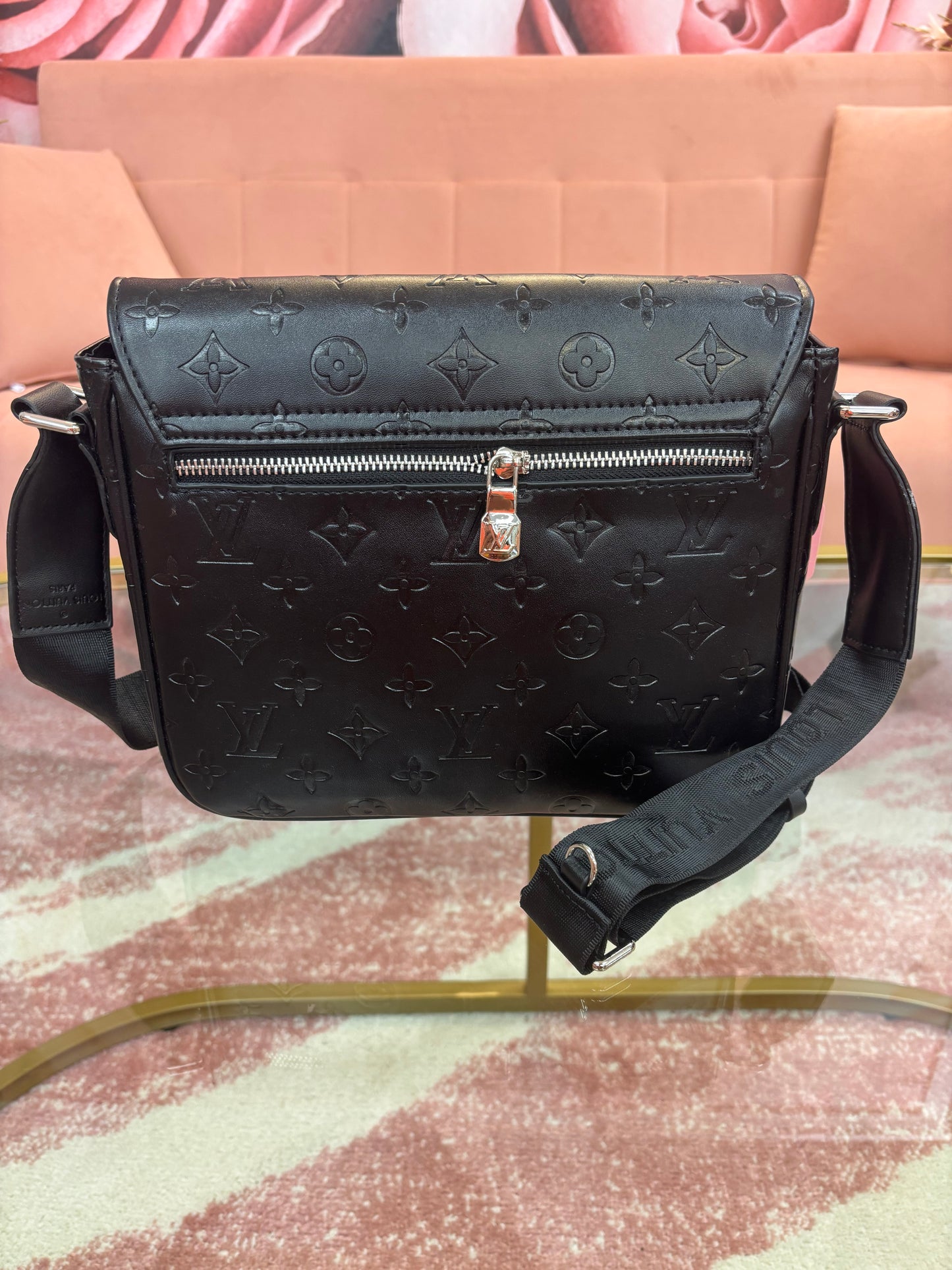 Inspired Noir Messenger Crossbody Bag