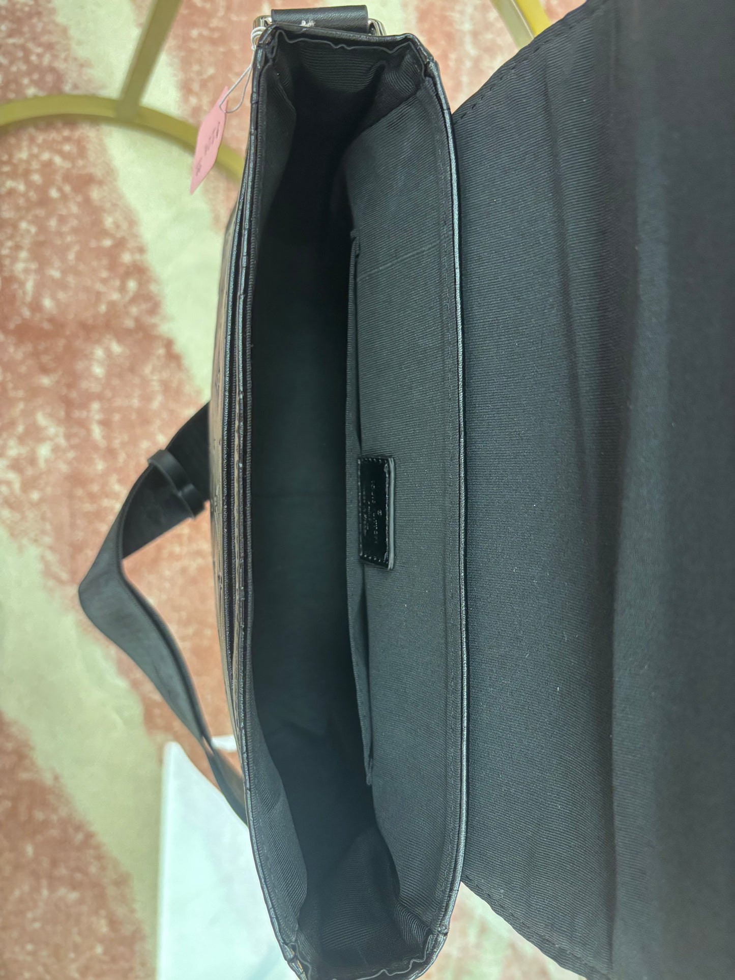 Inspired Noir Messenger Crossbody Bag