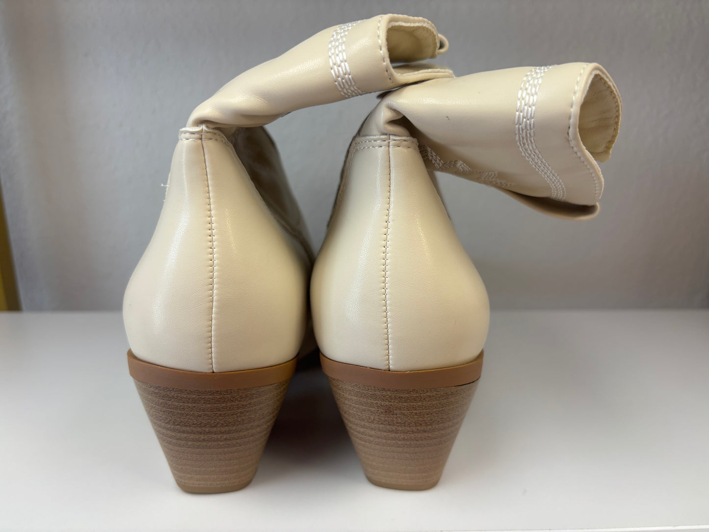 Cream Country Cutie Ankle Boots