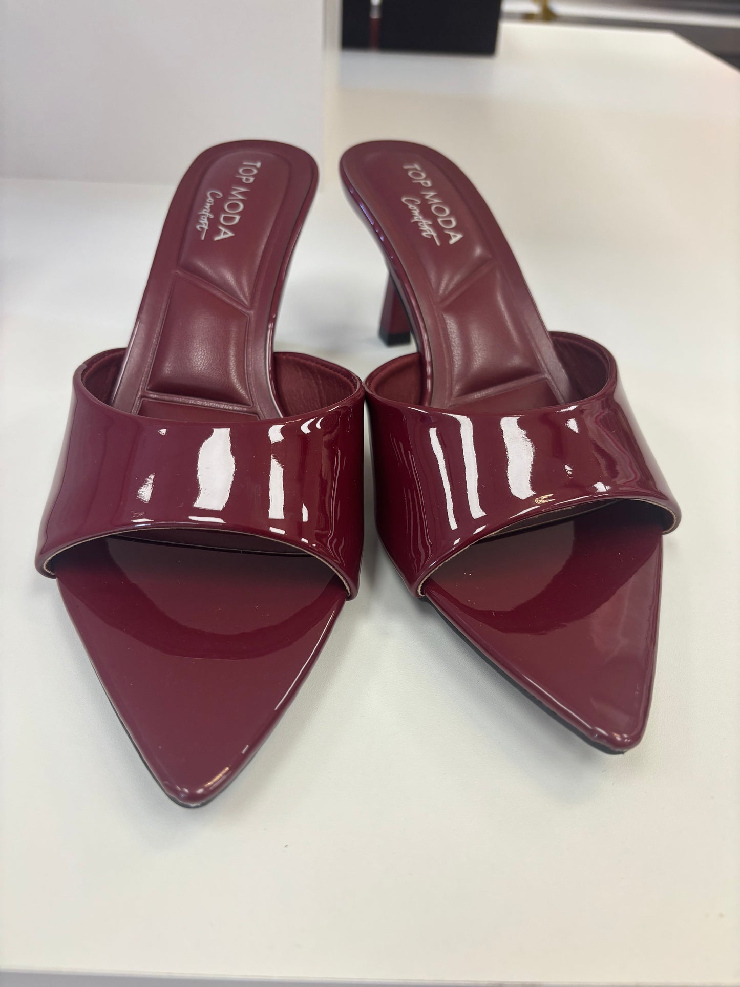 Bordeaux Bliss Kitten Heels