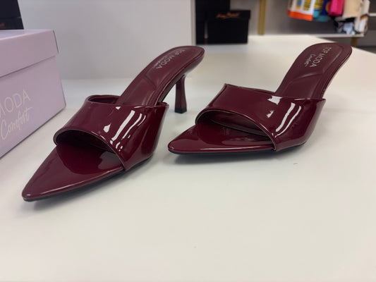 Bordeaux Bliss Kitten Heels