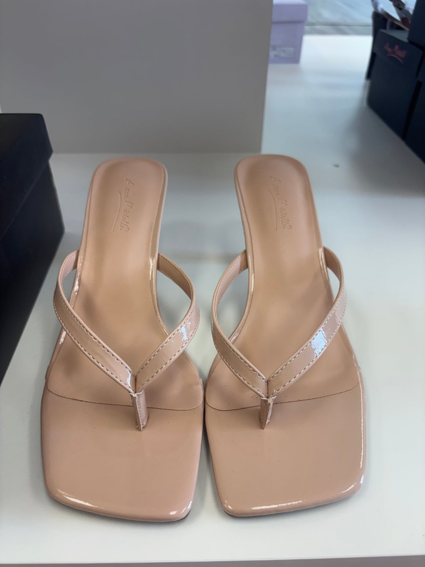 Blush Elegance Kitten Heel Sandals