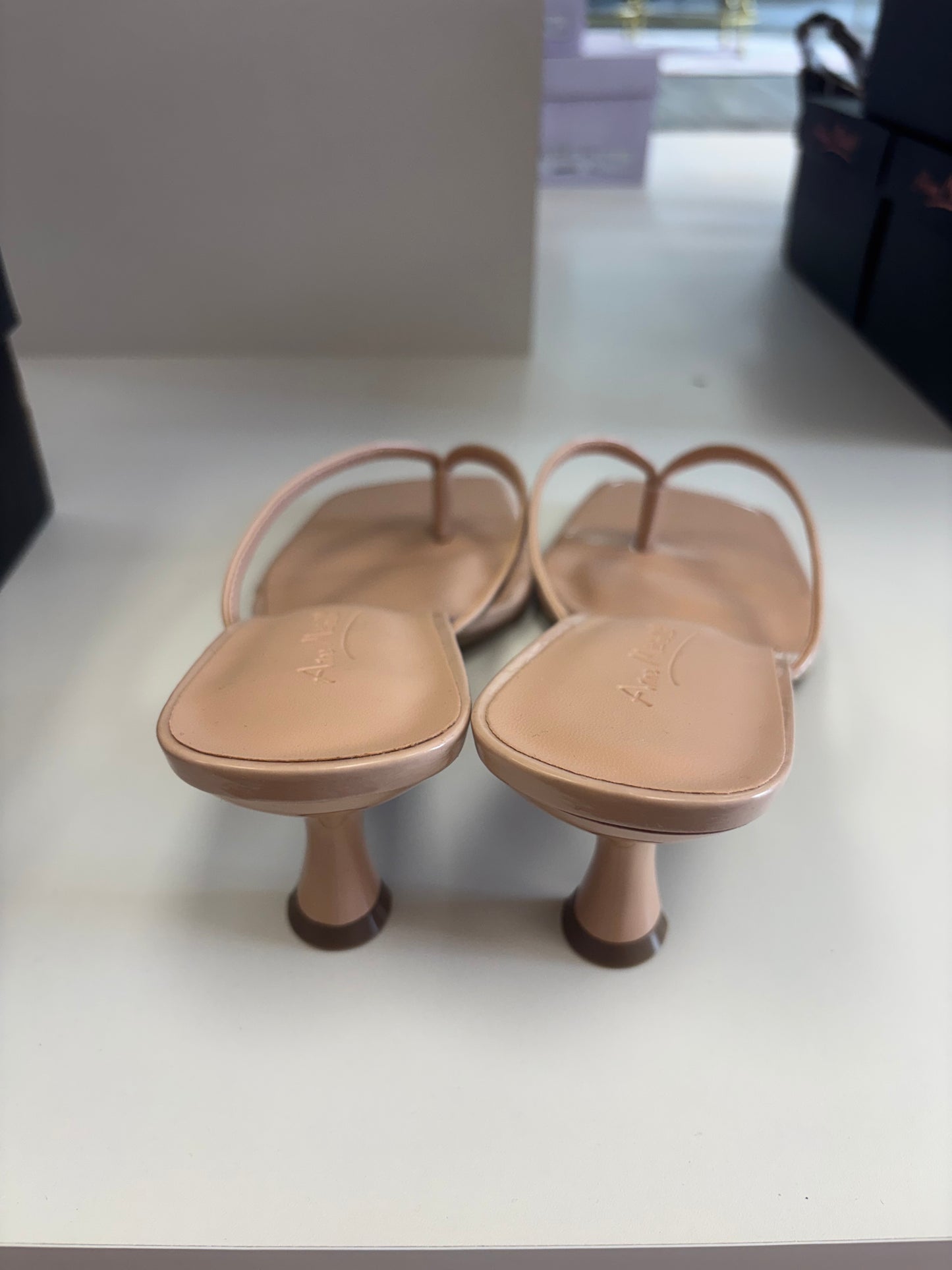 Blush Elegance Kitten Heel Sandals