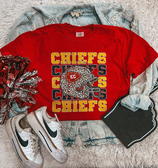 CHIEFS STACKED TEE