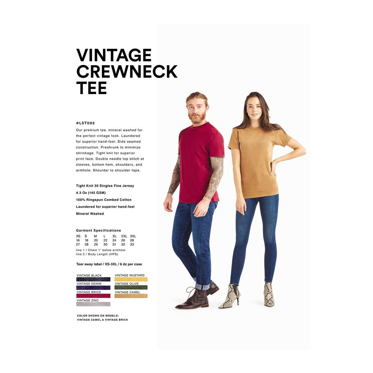ROCK AND ROLL GRAPHIC MINERAL WASHED CROP TEE